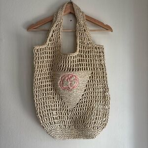Raffia Straw Tote Bag